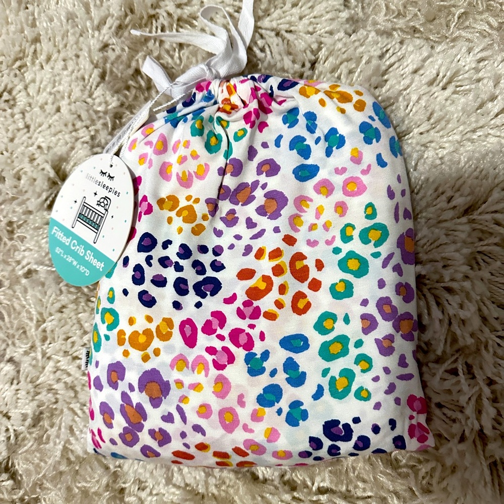 Little Sleepies new with tags standard fitted crib sheet
